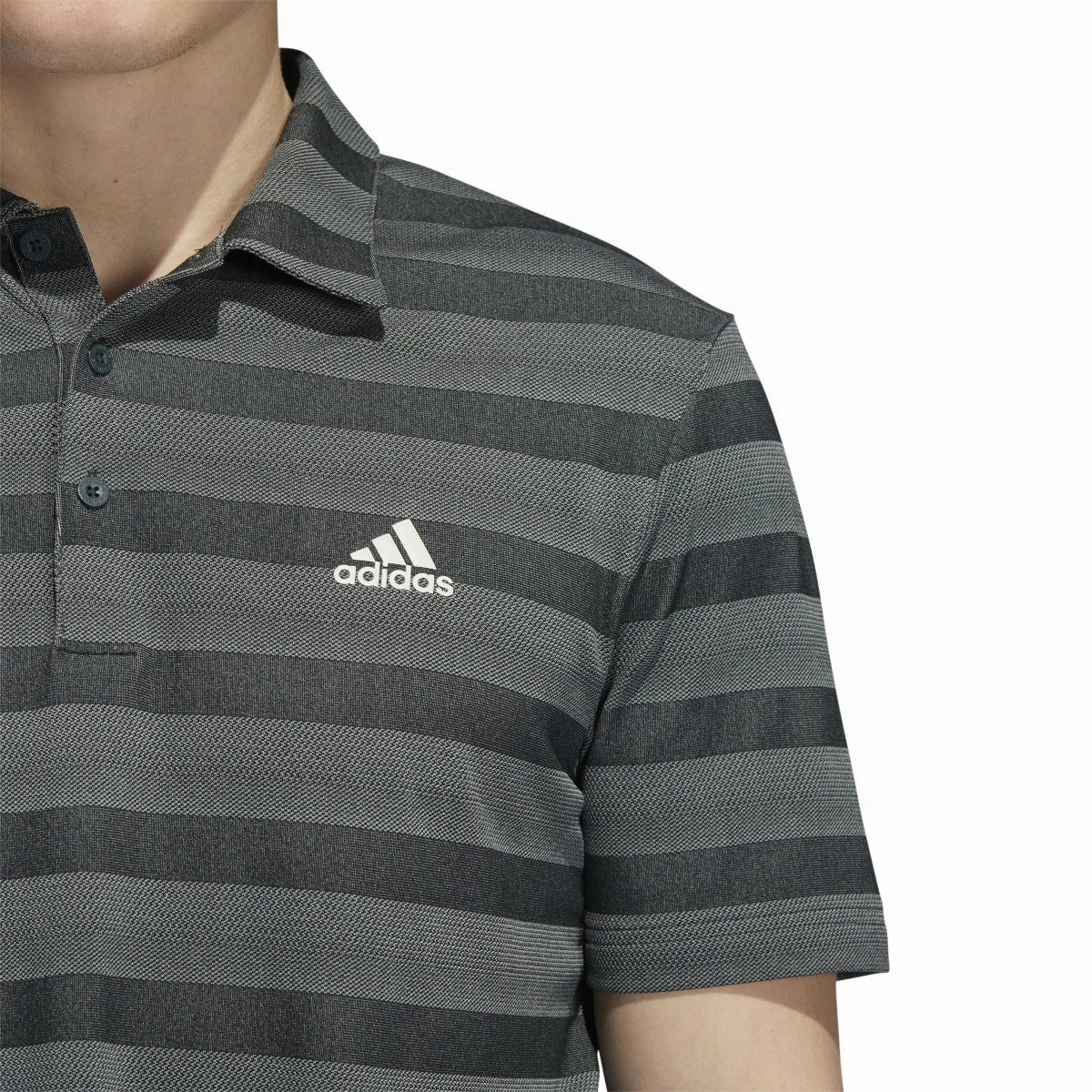 adidas Stripe Primegreen Golf Polo Shirt HN0631