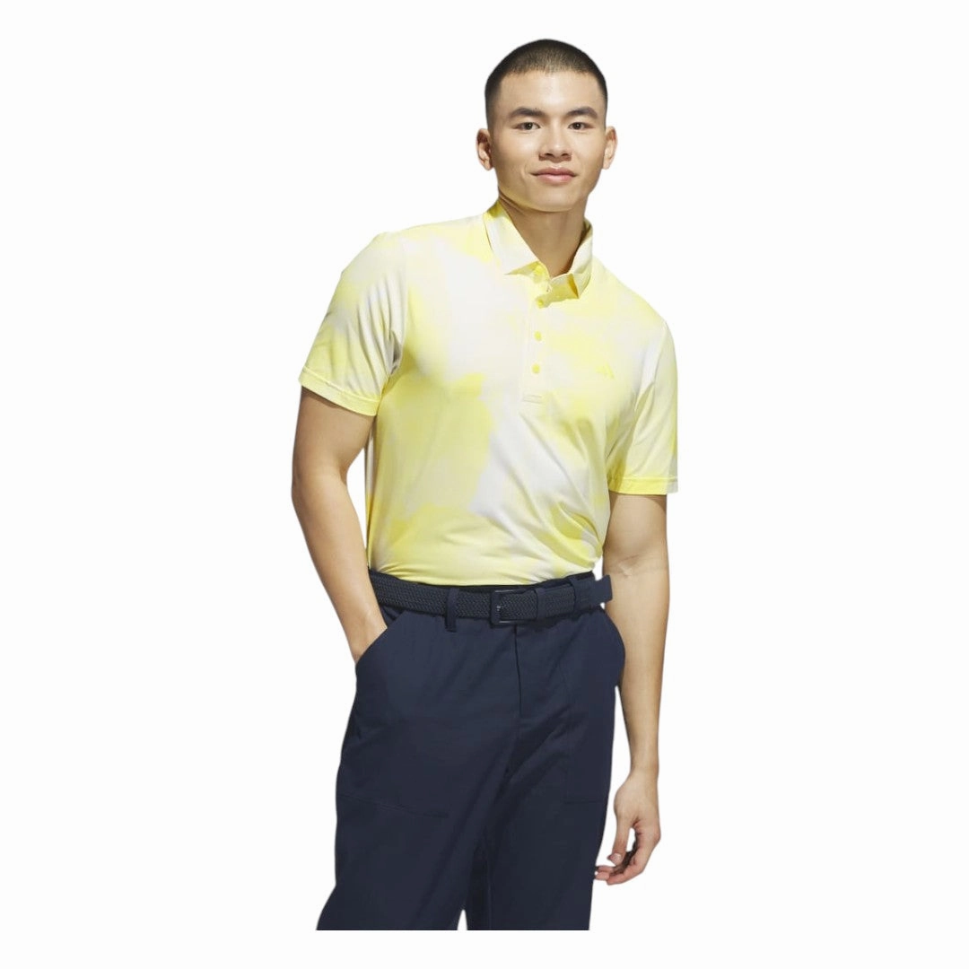 adidas Tour Printed Mesh Golf Polo Shirt JN9142