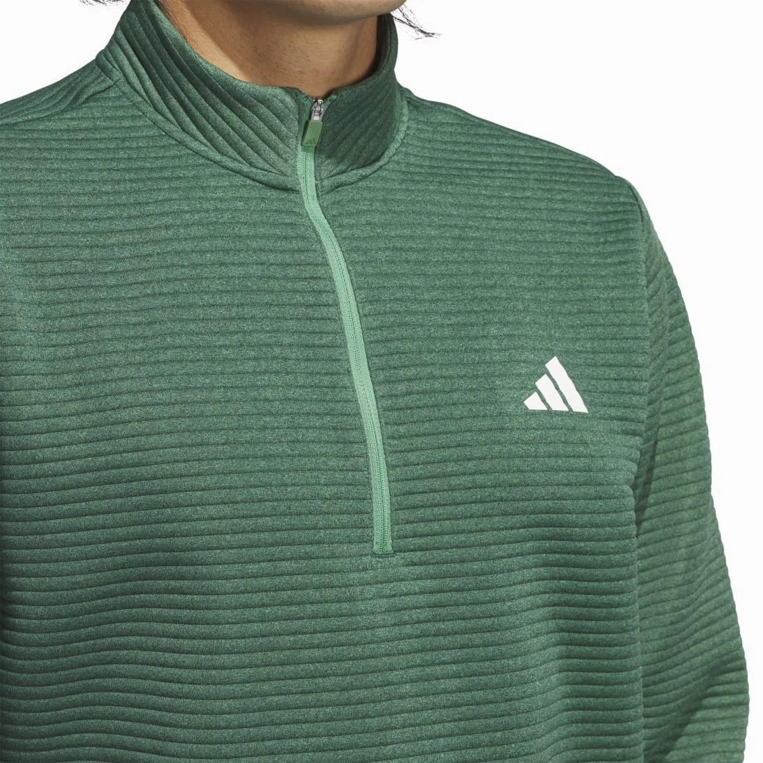 adidas Ultimate365 DWR Textured 1/4 Zip Golf Mid Layer IL0560