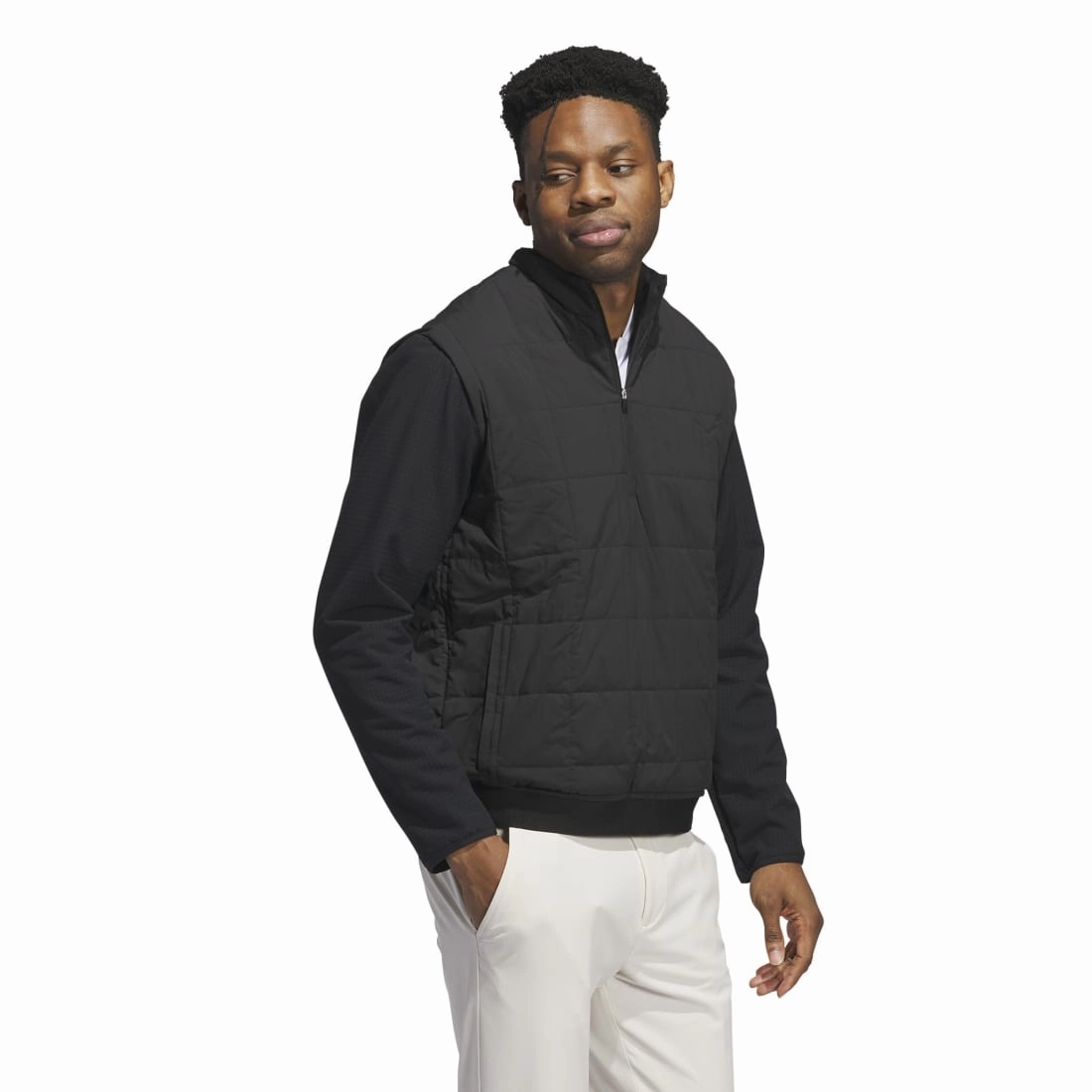 adidas Ultimate365 Quilted DWR 1/2 Zip Golf Mid Layer IT0153