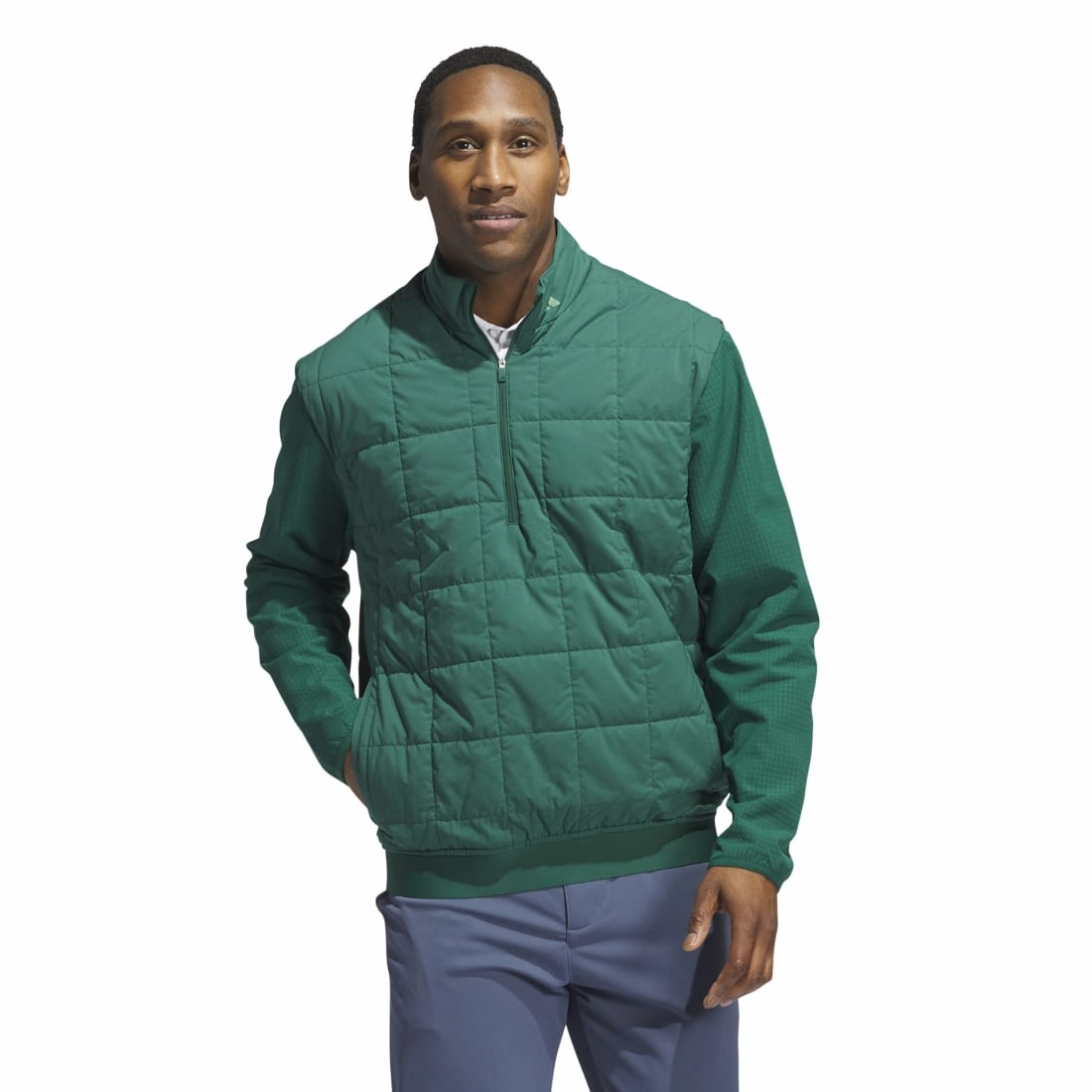adidas Ultimate365 Quilted DWR 1/2 Zip Golf Mid Layer IW1392