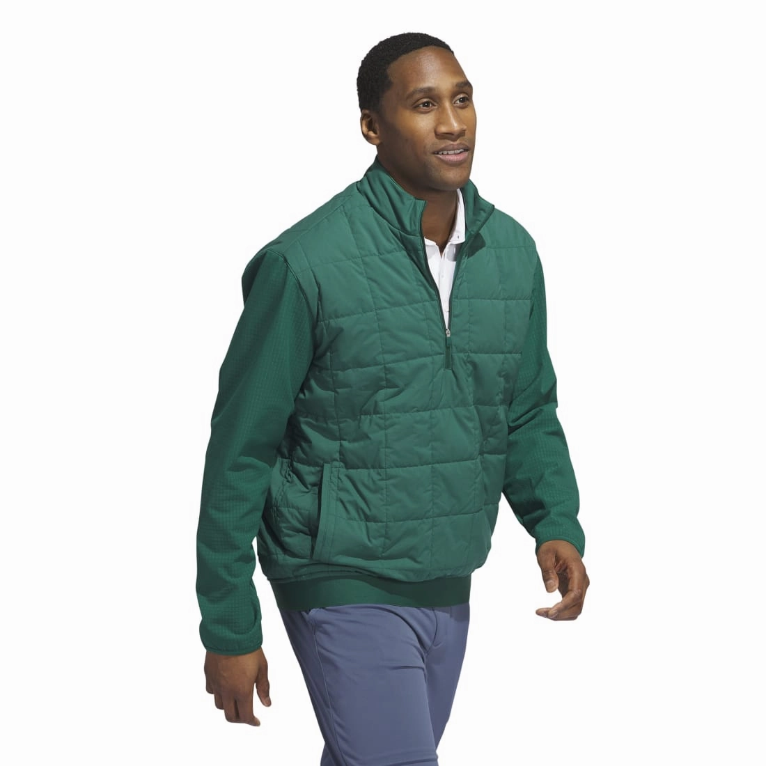 adidas Ultimate365 Quilted DWR 1/2 Zip Golf Mid Layer IW1392