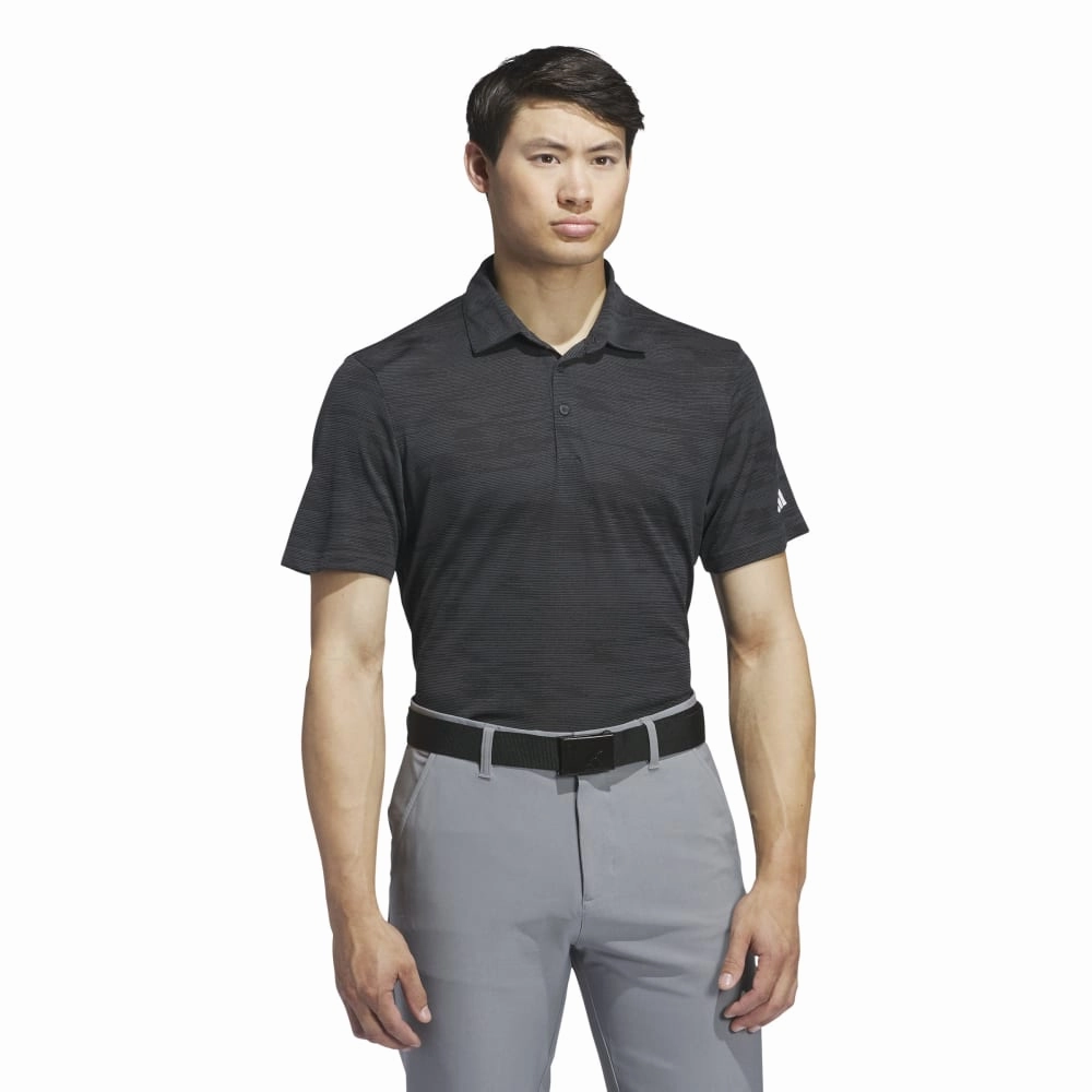adidas Ultimate365 Textured Stripe Golf Polo Shirt IW1411