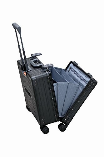 ALEON 17" Aluminum Deluxe Wheeled Hardside Business Briefcase