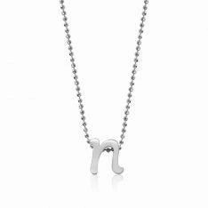 Alex Woo Little Autograph Pendant in Sterling Silver