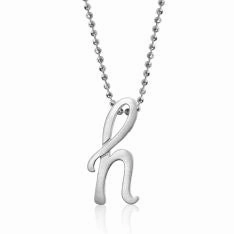 Alex Woo Little Autograph Pendant in Sterling Silver