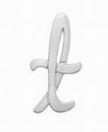 Alex Woo Little Autograph Pendant in Sterling Silver