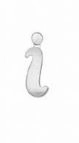 Alex Woo Little Autograph Pendant in Sterling Silver