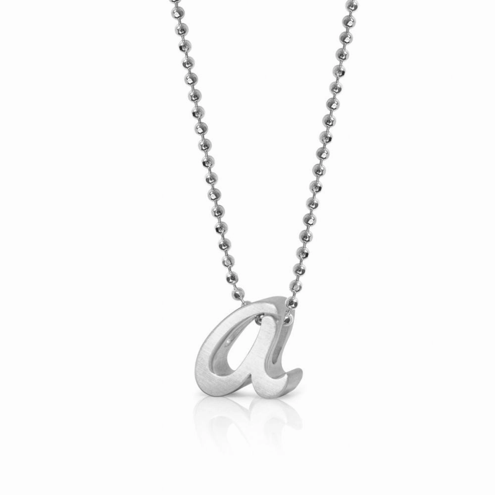 Alex Woo Little Autograph Pendant in Sterling Silver