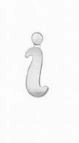 Alex Woo Little Autograph Pendant in Sterling Silver