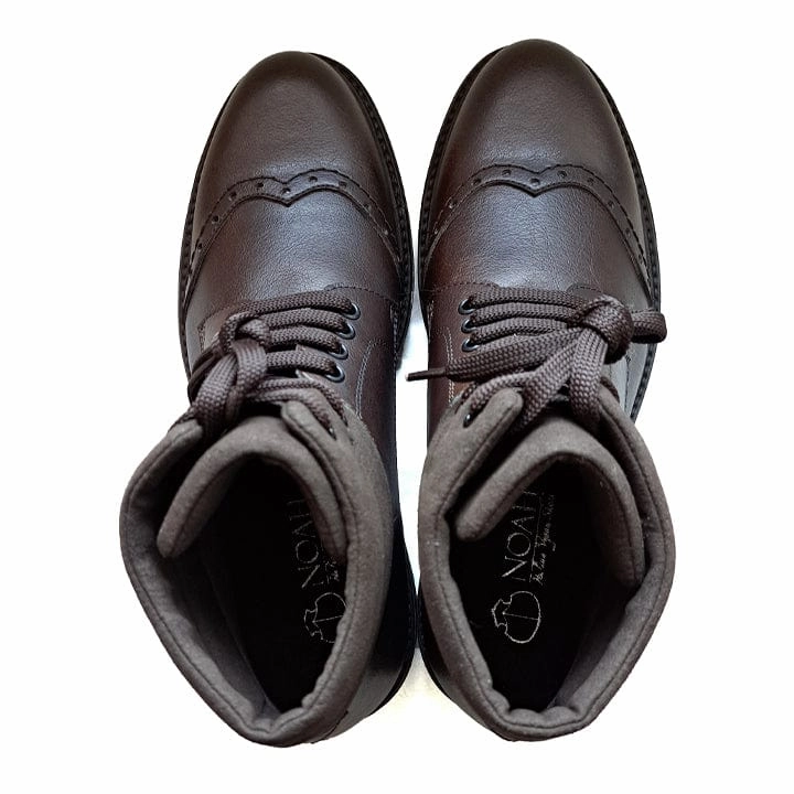 Andreas Men's Vegan Nappa Leather Boots | Brown
