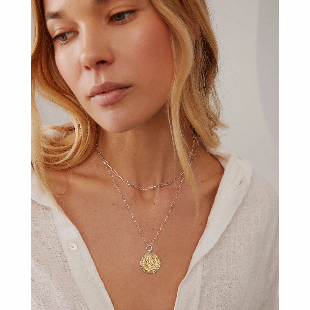 Anna Beck Elongated Box Chain Necklace