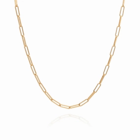 Anna Beck Elongated Box Chain Necklace