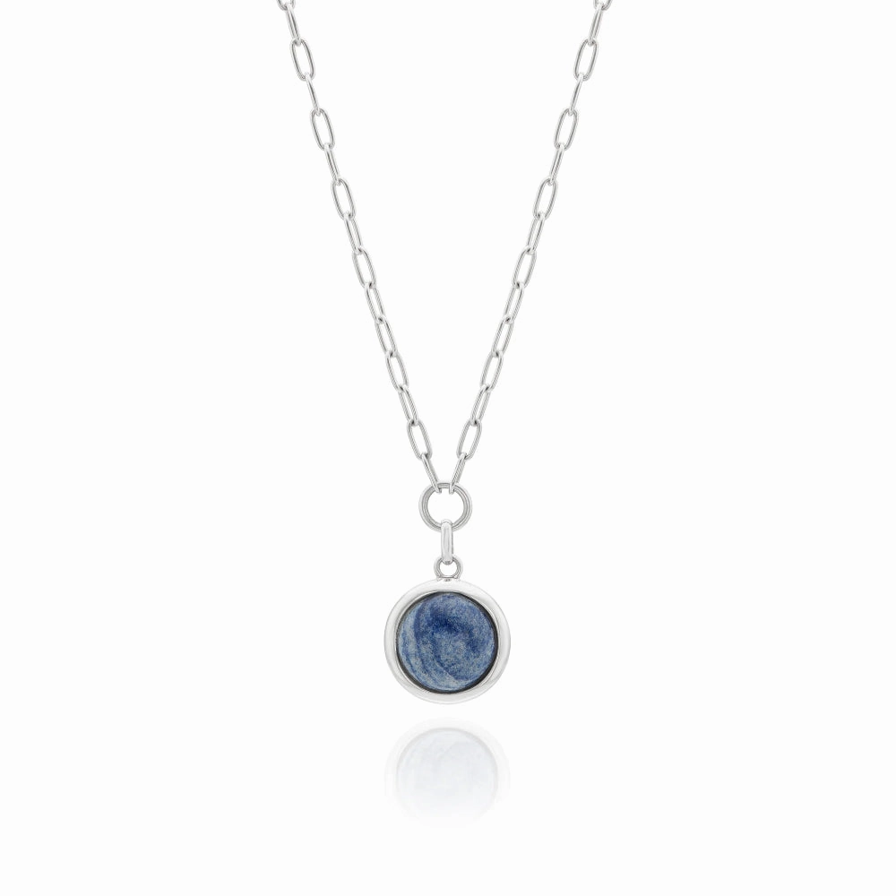 Anna Beck Medium Dumortierite Pendant Necklace
