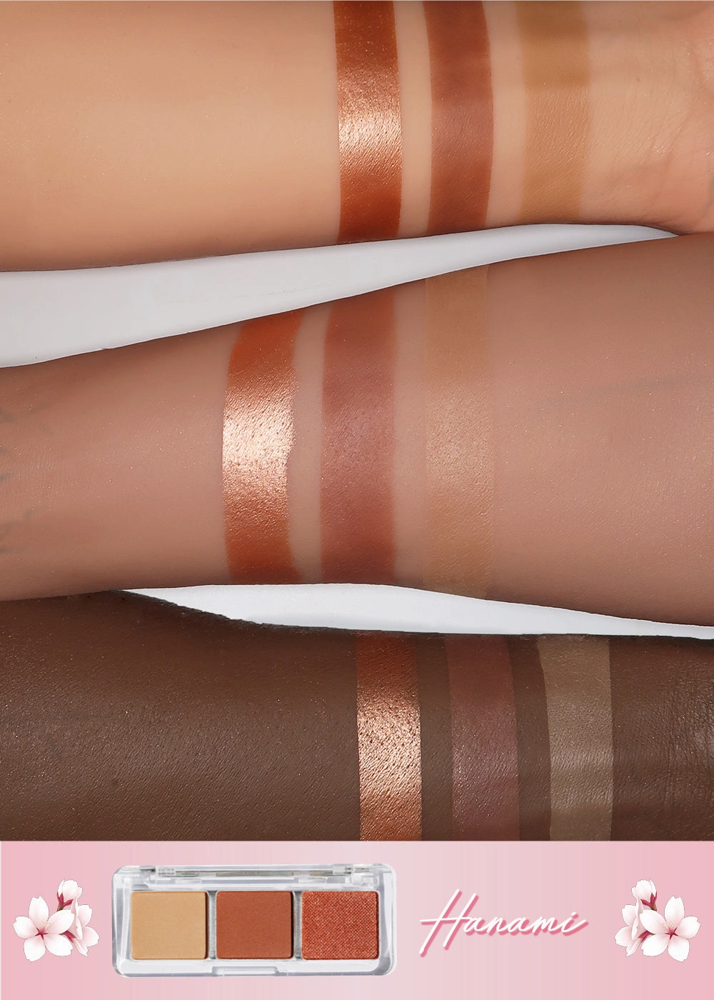 AOA Cherry Blossom 3-Color Eyeshadow Palettes