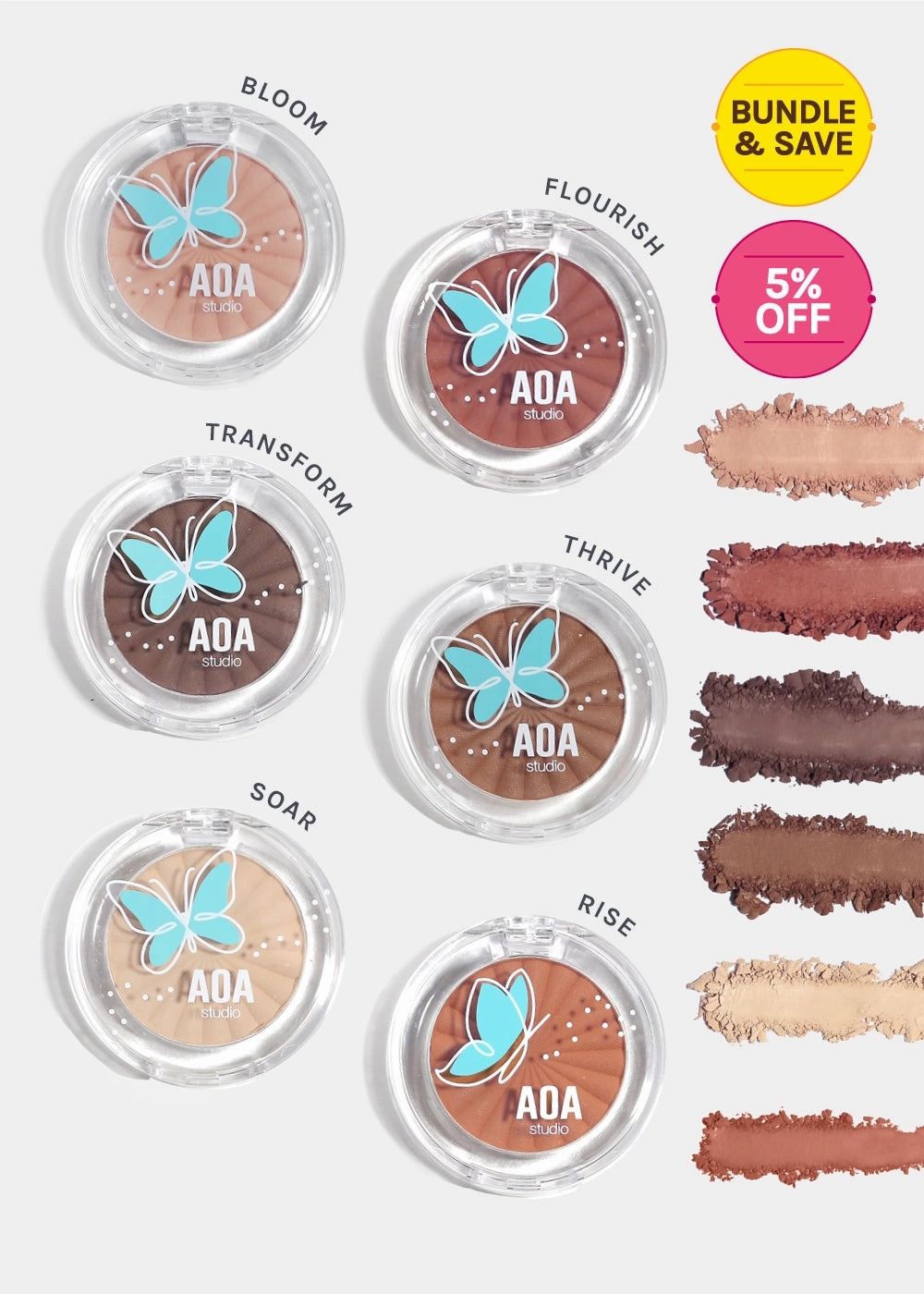 AOA Fly with Me Matte Eyeshadows