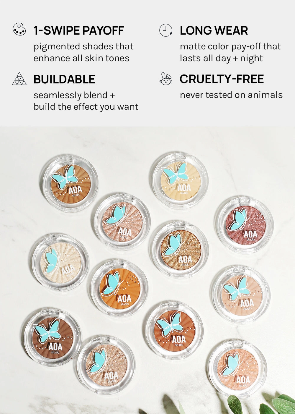AOA Fly with Me Matte Eyeshadows