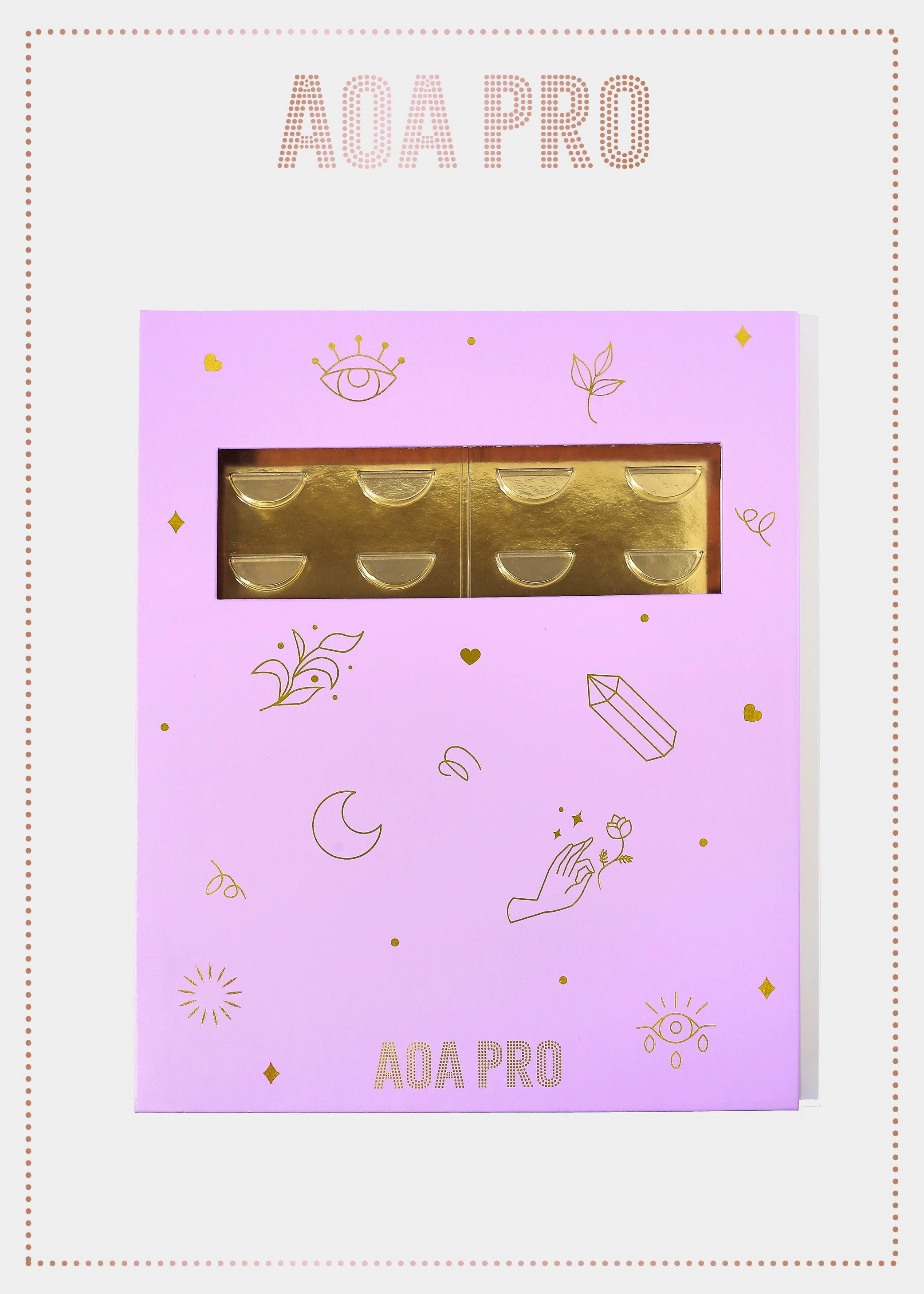 AOA Pro Eyelash Book - Purple