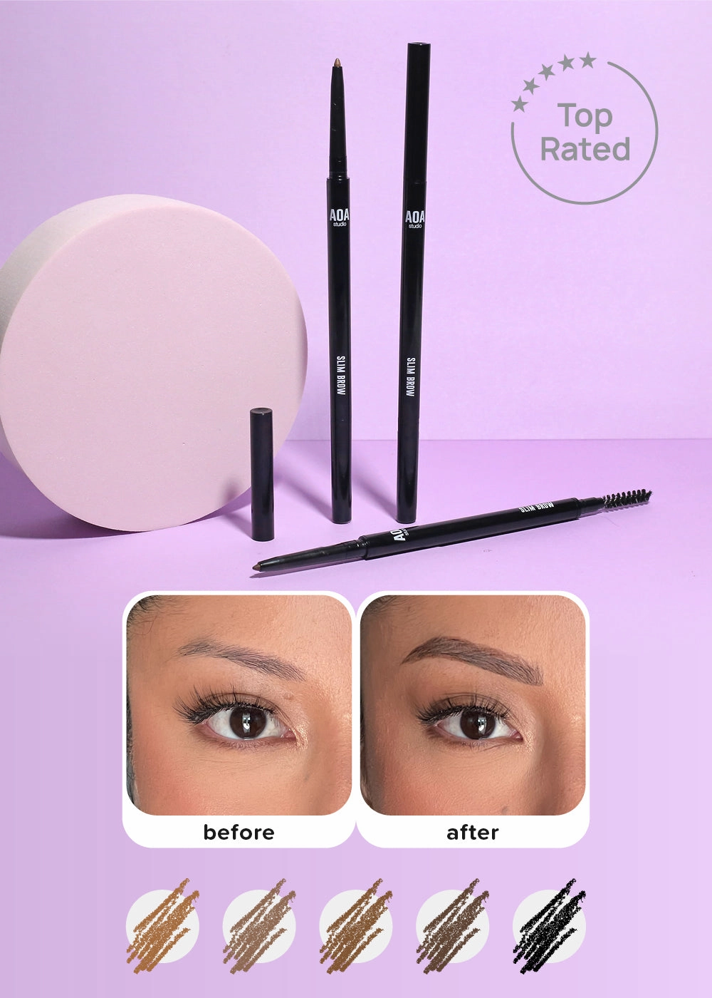 AOA Slim Brow Pencil