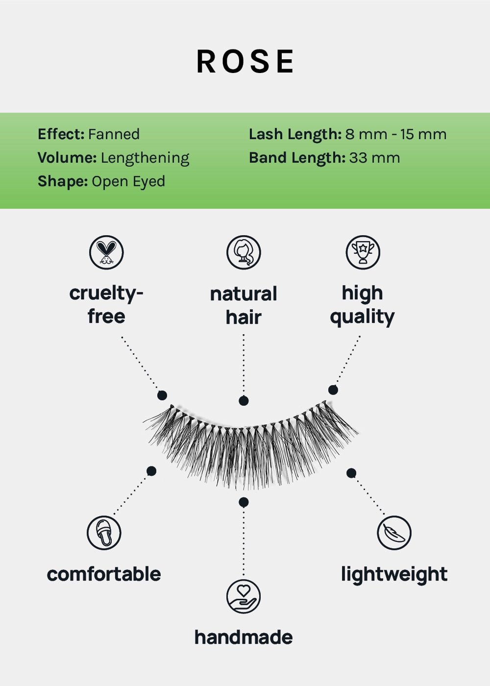 AOA Studio Eyelashes - Rose