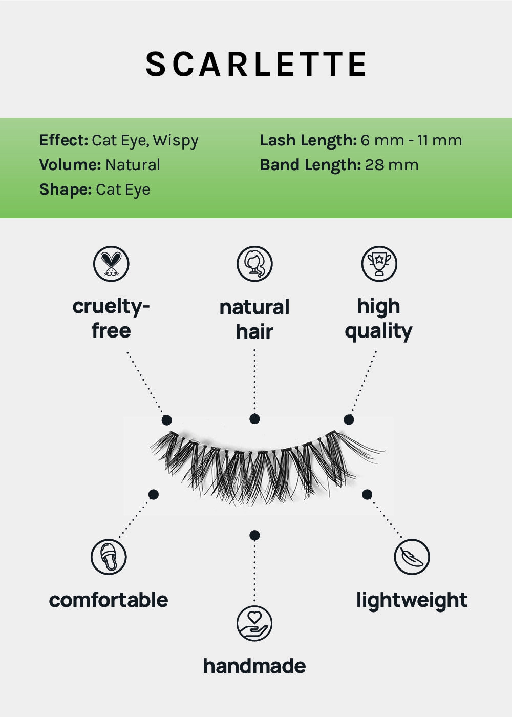AOA Studio Eyelashes - Scarlette 6-Pack