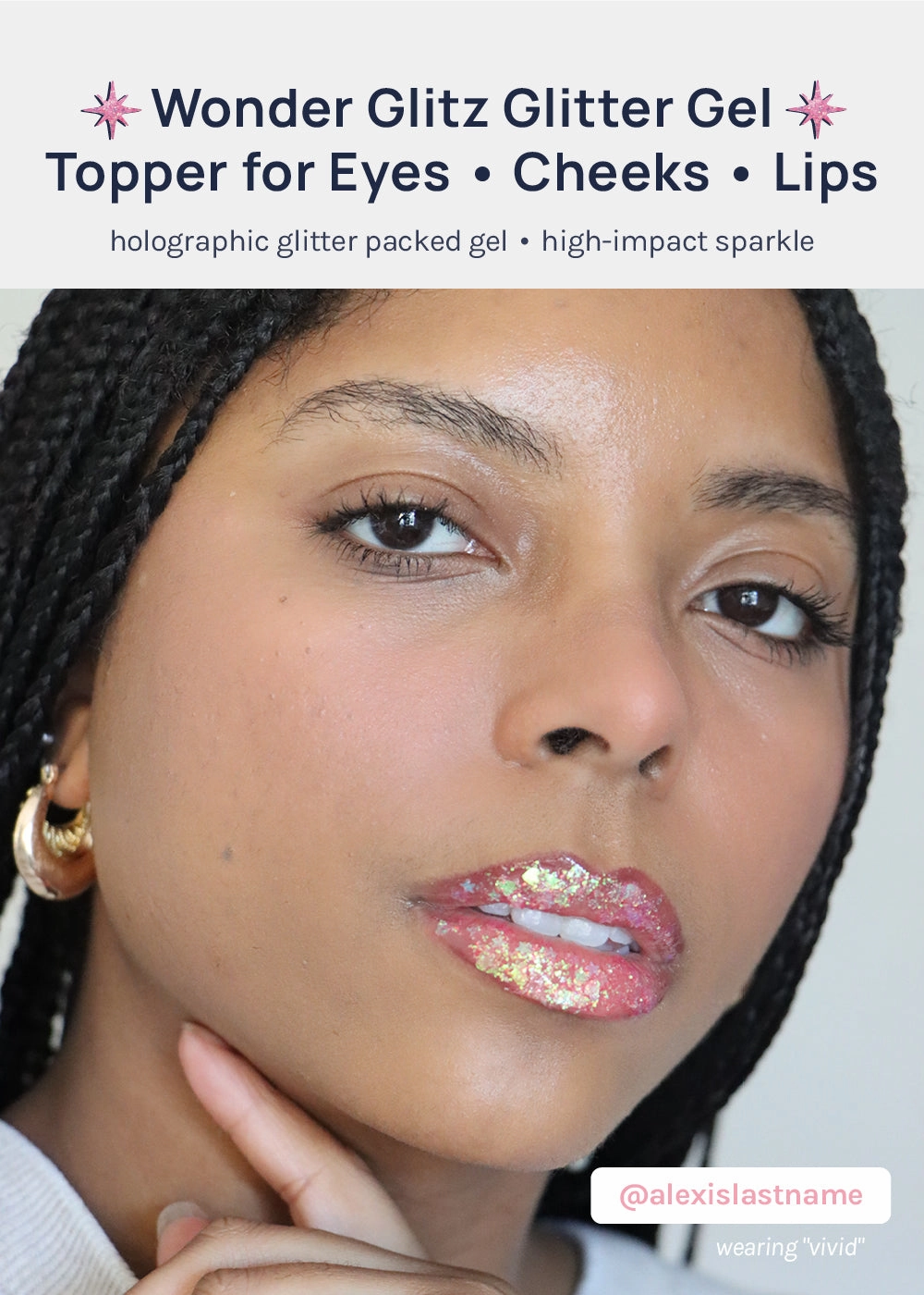 AOA Wonder Glitz Glitter Gel Topper