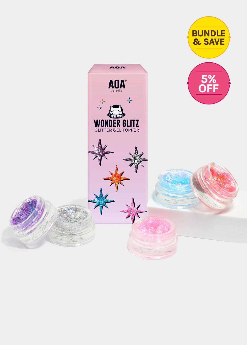 AOA Wonder Glitz Glitter Gel Topper