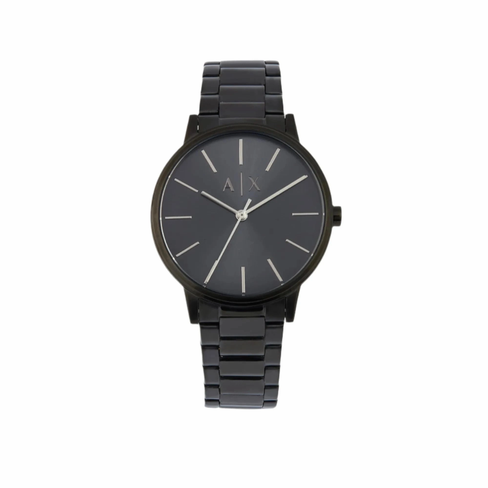 Armani Cayde Elegant Black Steel Band Timepiece AX2701