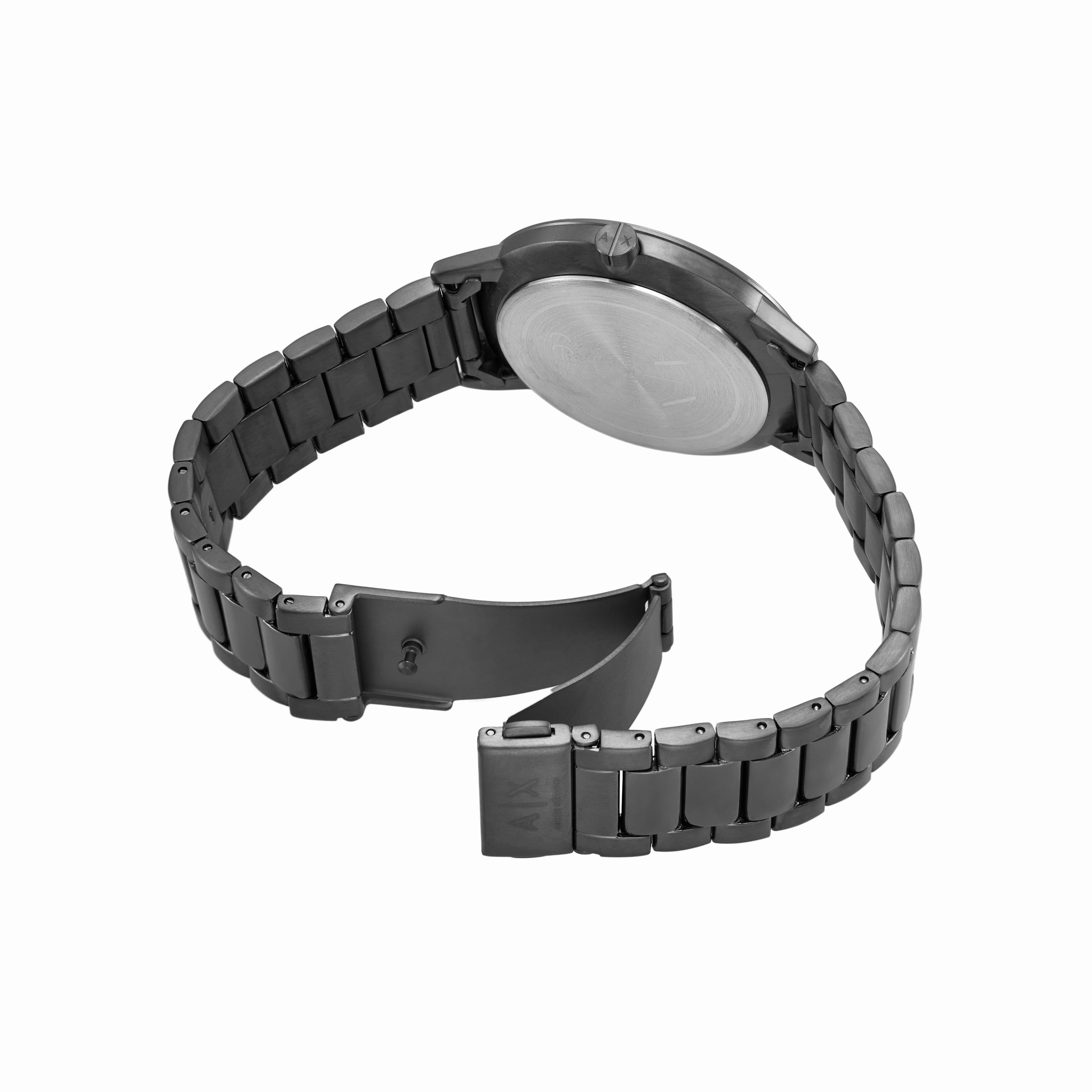 Armani Exchange Cayde All Black Silver Dial Watch Model AX2761