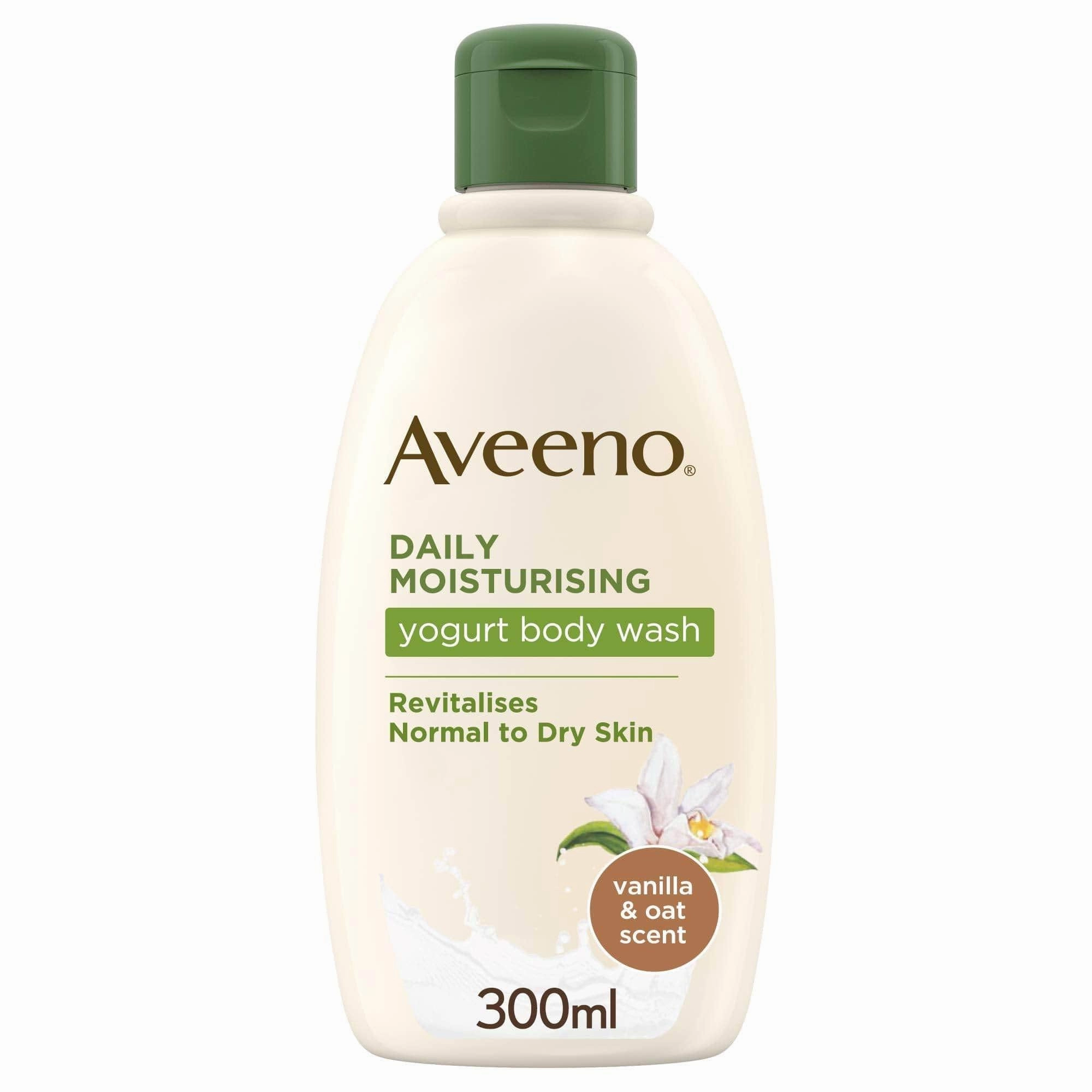 Aveeno Body Wash Vanilla and Oat 300ml