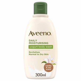 Aveeno Body Wash Vanilla and Oat 300ml