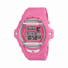 Baby-G BG-169 Series Pink Dial Pink Resin Band Watch BG169CH-4D