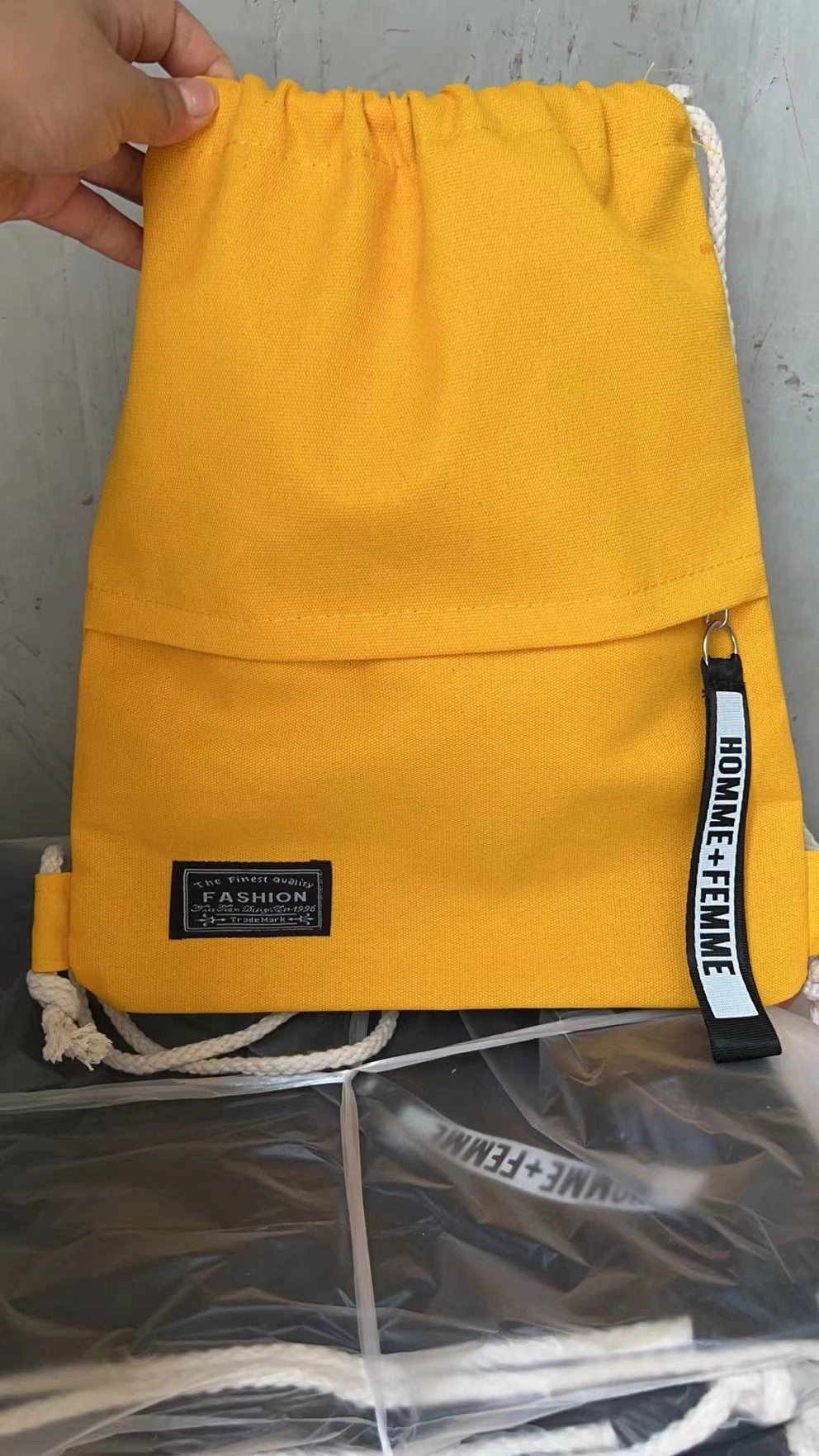Backpack canvas large capacity junior high school students