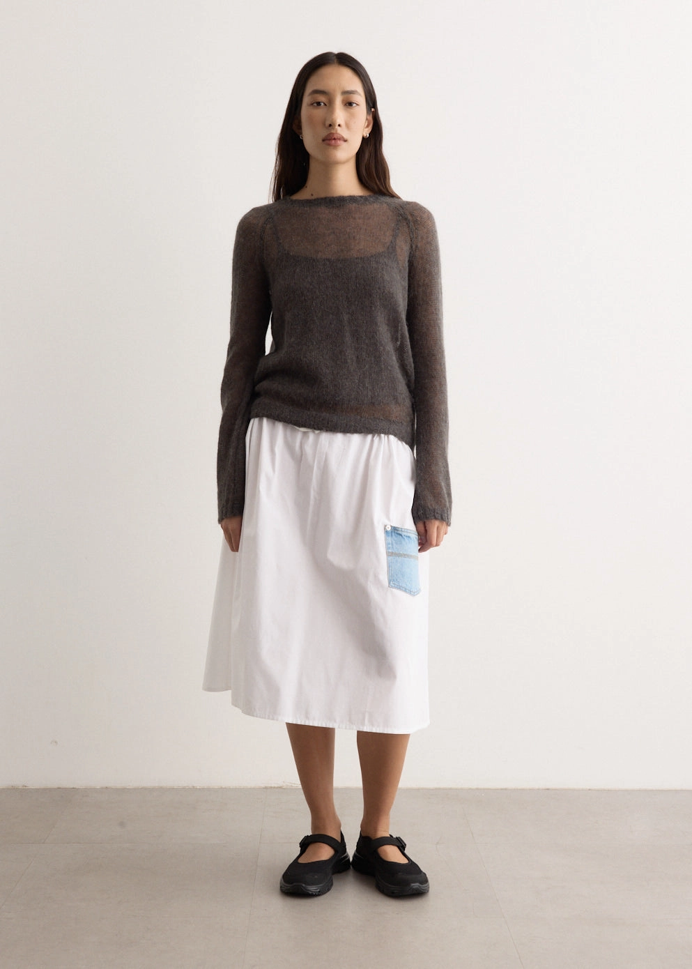 Baggy Midi Skirt
