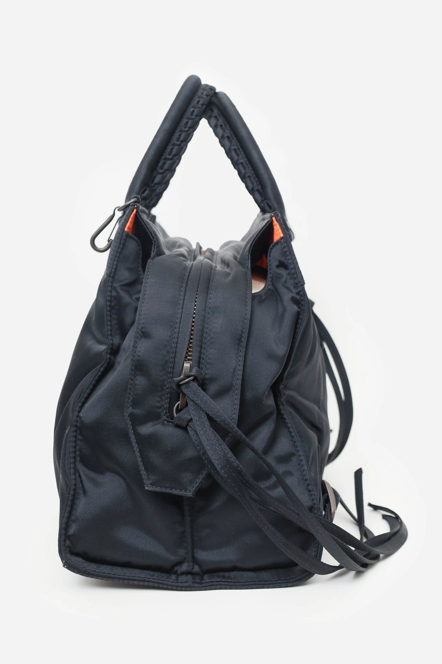 Balenciaga Black Nylon Neo Classic Medium Shoulder Bag