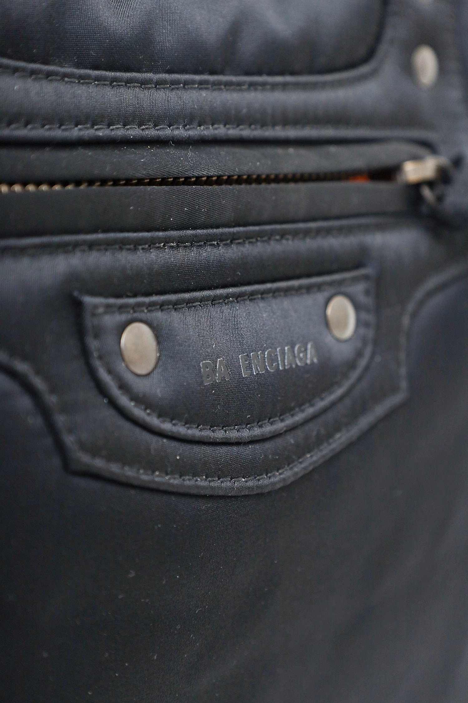 Balenciaga Black Nylon Neo Classic Medium Shoulder Bag