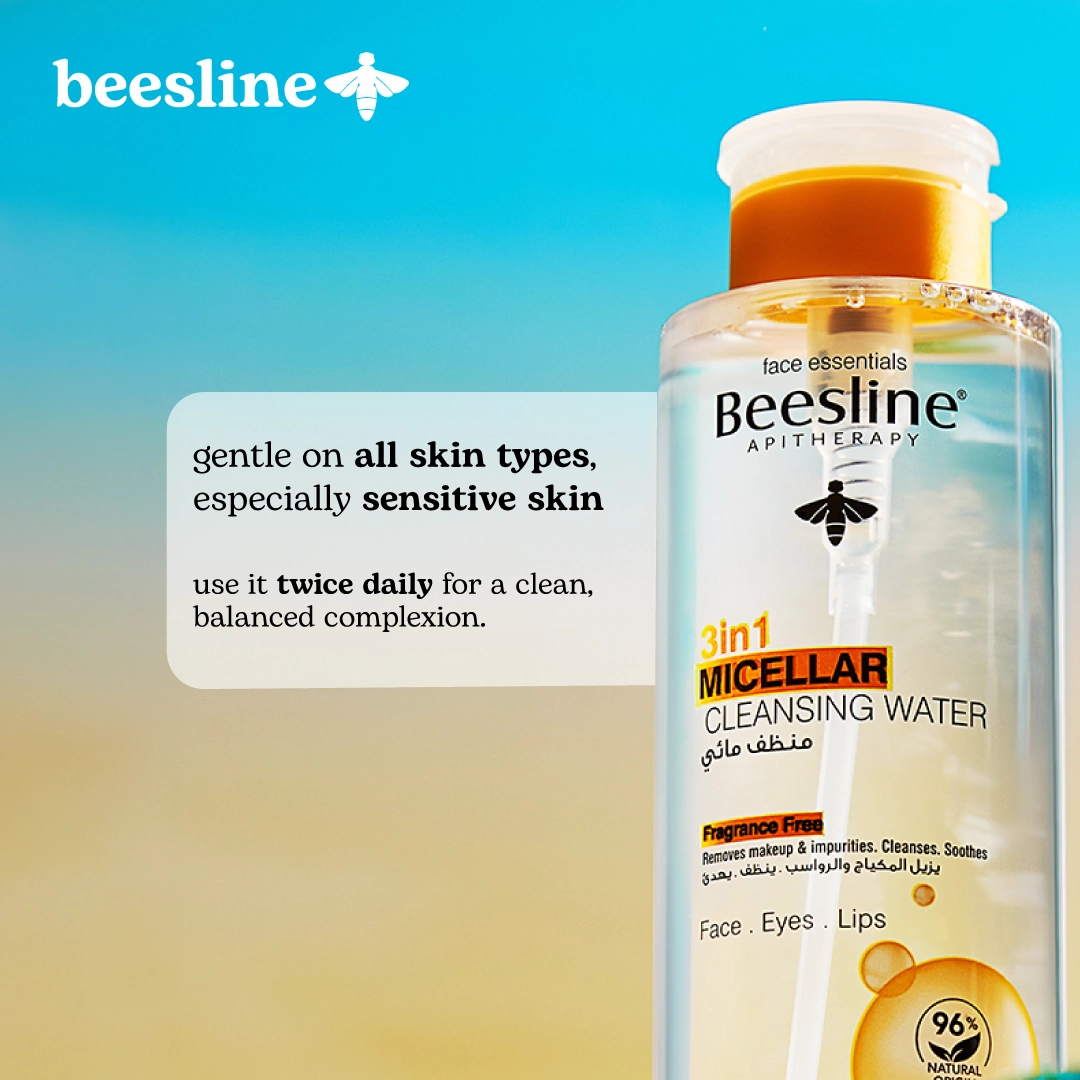 Beesline 3in1 Micellar Cleansing Water Fragrance Free 400ml