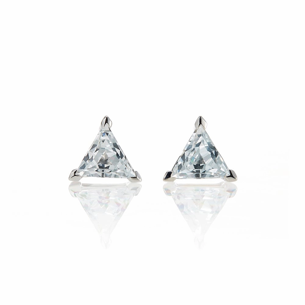 Bermuda Earrings in White Topaz
