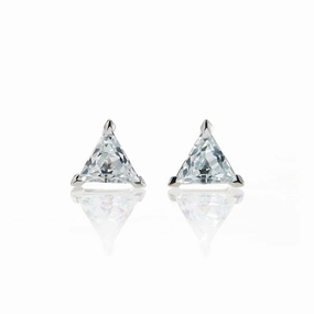Bermuda Earrings in White Topaz