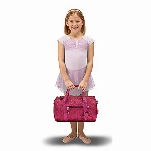 Bixbee Girls' Duffle, Ruby Raspberry