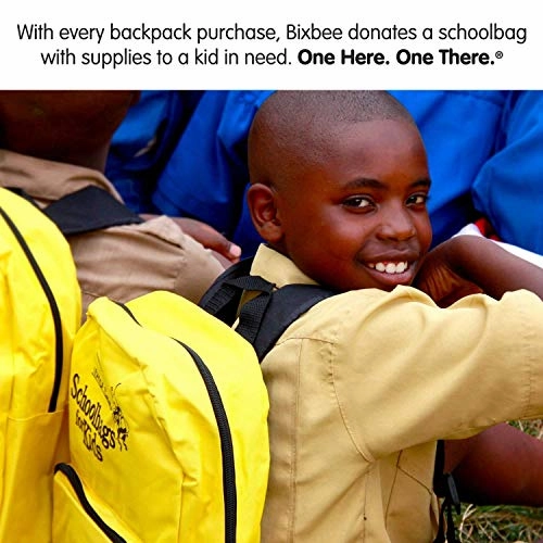 Bixbee Kids Backpack & Lunch Box Set, Water Resistant & Easy to Carry Kids Book Bag and Matching Lunchbox, Construction Truck Set of Two.