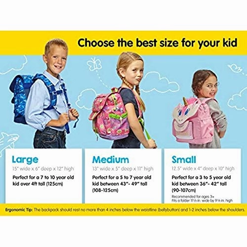 Bixbee Kids Backpack, Childrens Backpack for Girls & Boys, Water Resistant Backpack with Pockets, Durable Zippers & Easy Carry Design - Great Size for School & Travel in Sparkalicious Pink Butterflyer