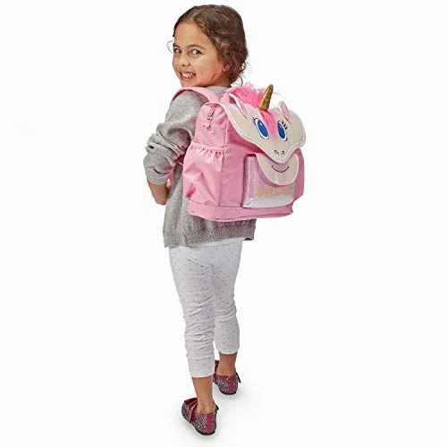 Bixbee Kids Backpack, Unicorn Backpack for Girls & Boys, Water Resistant Backpack with Pockets, Durable Zippers & Easy Carry Design - Perfect Size Children's Bookbag for School and Travel.