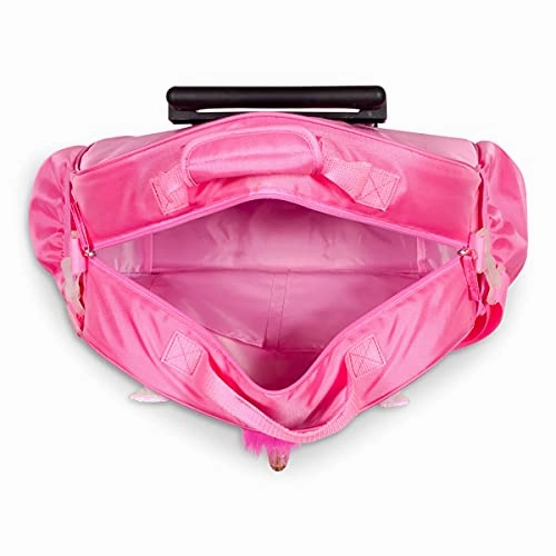 Bixbee Kids Luggage, Kids Luggage with Wheels for Girls & Boys with Telescoping Handle, Adjustable Strap and Pockets- Lightweight Kids Suitcase & Carry On Bag for Airport, Travel, Overnight in Unicorn