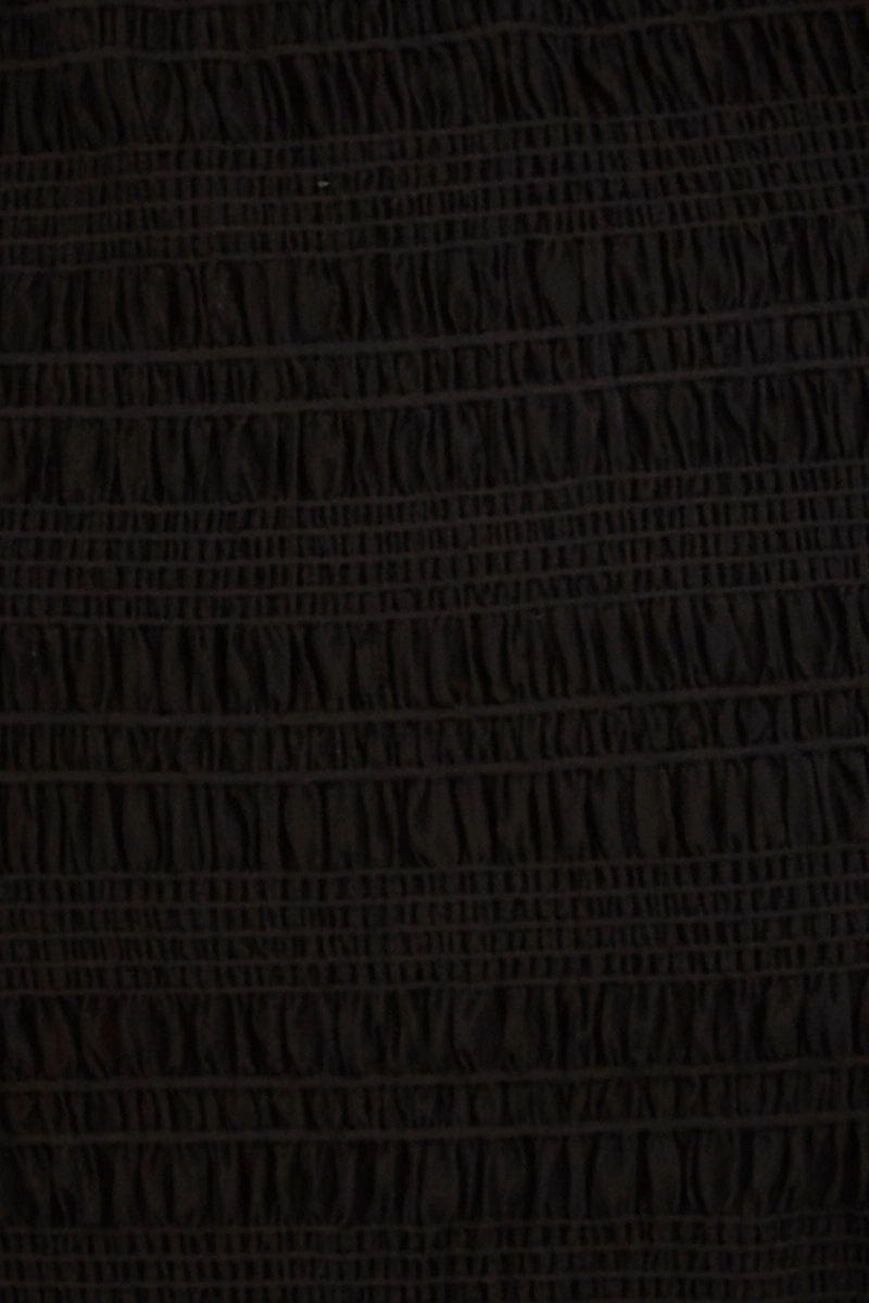 Black Mini Skirt Bodycon Mesh Textured Detail