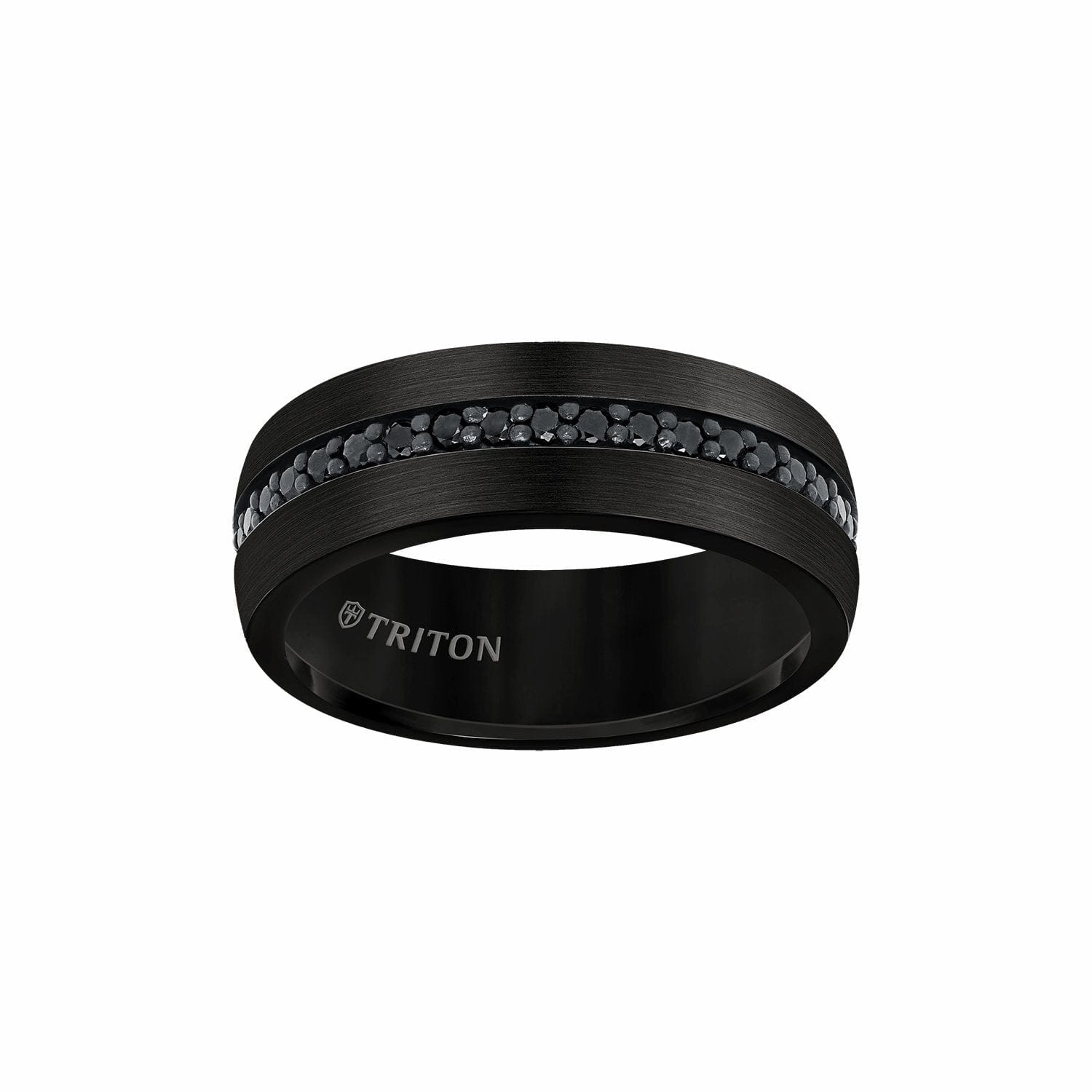 Black Sapphire Tungsten Band