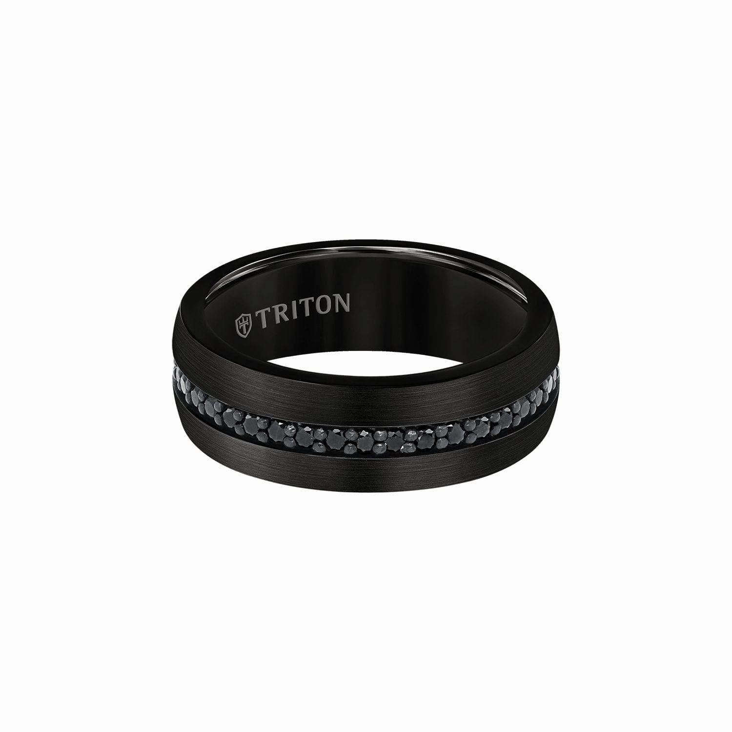 Black Sapphire Tungsten Band