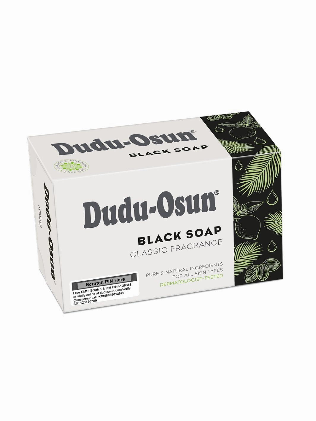 Black soap, classic, 150 g