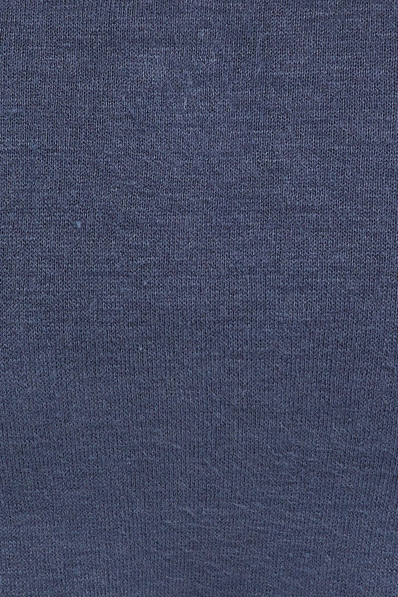 Blue Mini Skirt Low Rise