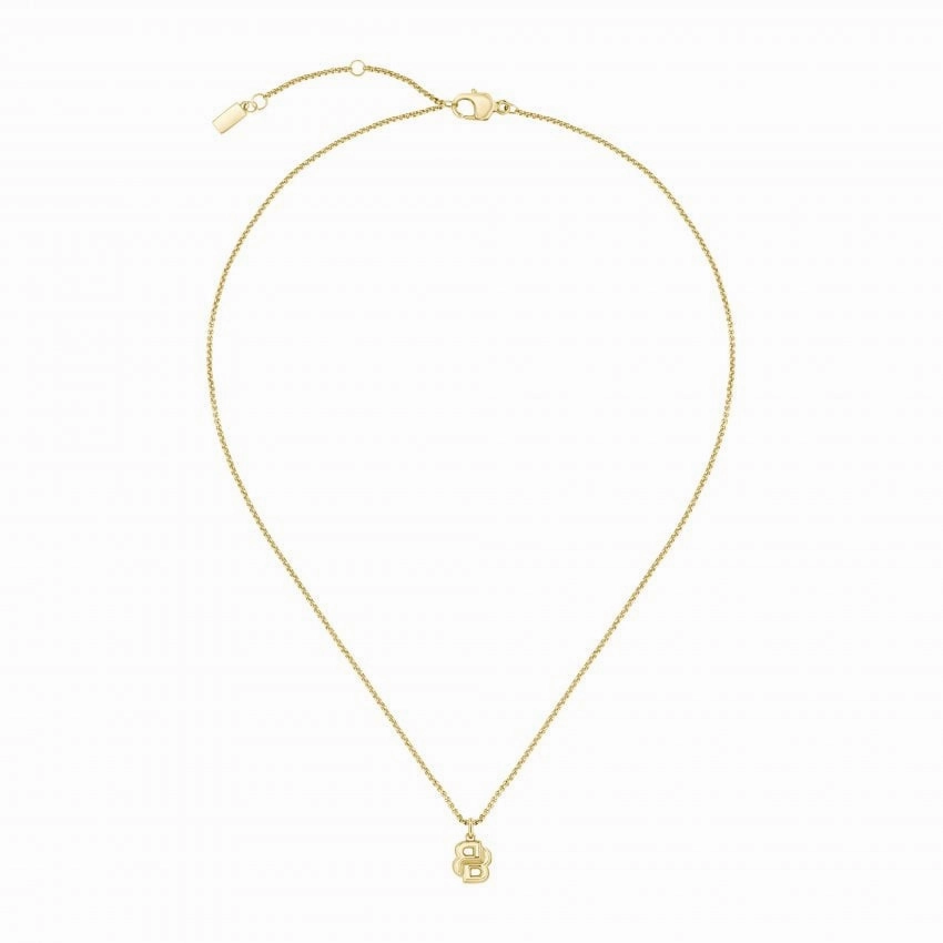 Boss Jewellery Double B Petit Gold Plated Ladies Necklace 1580747
